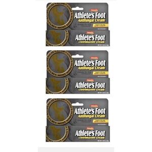 3-PACK Antifungal Medicated Cream- 1.25 oz Cures & Treating Most Athlete's foot